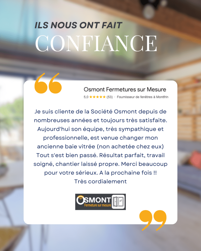 avis client positif osmont