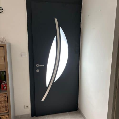 porte d'entrée vue de dedans