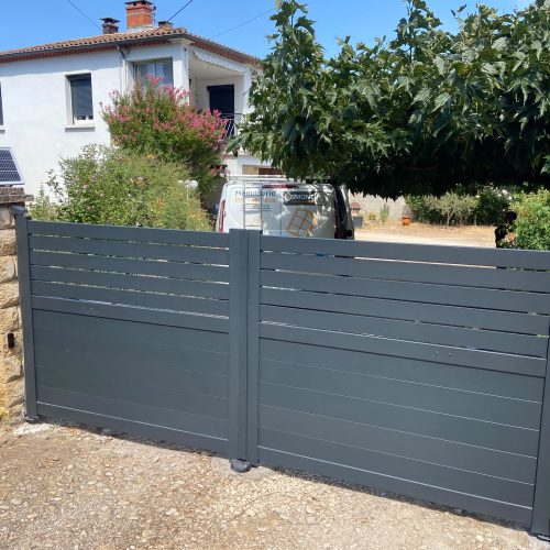 porte a motorisation solaire